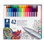 Triplus Fineliner Pens - Set of 42 Colors 