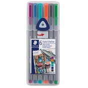 Triplus Fineliner Pens - Set of 6 Urban Escape Colors 