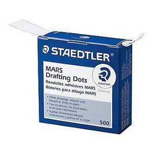 Mr. Pen- Professional Drafting Dots, 500 Pieces Drafting Dots, Art Tape,  Tape Dots, Artist Masking Tape, Drafting Supplies, Architectural Dots Tape