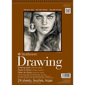 4" x 6" 400 Series Wirebound Drawing Pad - Medium Surface Drafting Paper and Drawing Media, Drawing Pads