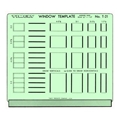 1/4" Scale Awning Windows Template