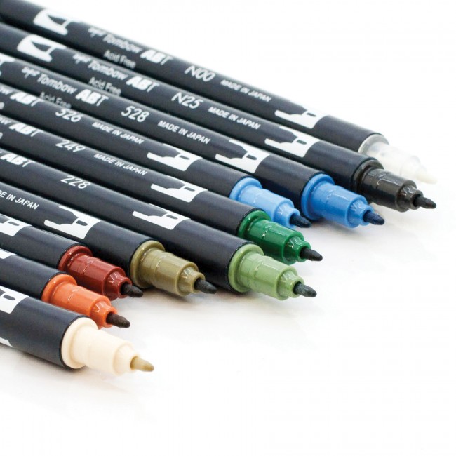 Packard Woodworks: The Woodturner's Source: Tombow Dual Brush Bright Colors  (Pkg of 10)