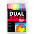 Dual Brush 10-Pen Set - Bright Colors