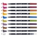 Dual Brush 10-Pen Set - Muted Colors - TB56186