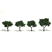 2" to 3" Medium Green Trees 