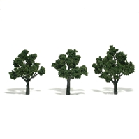 3" to 4" Medium Green Trees 