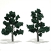 5" to 6" Dark Green Trees - WSTR1514