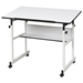 MM40-4-XB : Alvin 24" x 40" MiniMaster II Drafting Table, Color: White Base and White Top