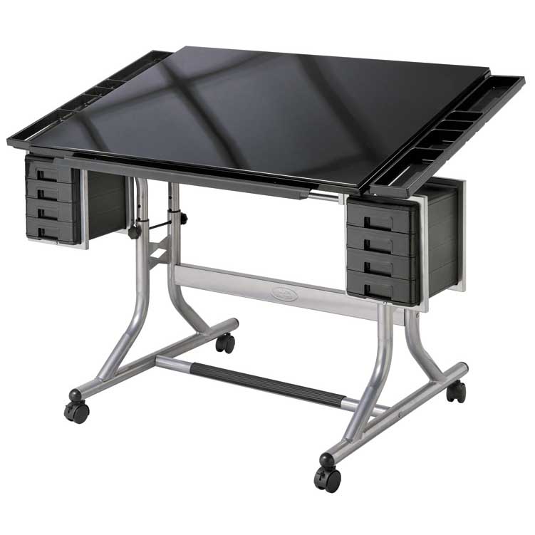 Alvin Craftmaster Ii Glass Top Craft And Drawing Table Cm48gl