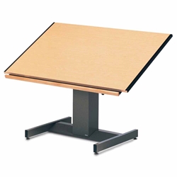 8693B : Mayline 30" x 42" Futur-Matic Drafting Table, Electric Height / Manual Tilt