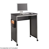 Scoot Stand-up Workstation Computer desk; Computer desks; Computer table; Standing desk; Desk; Scoot; Black computer desk; Black computer desks; Black computer table; Black standing desk; Black desk; Black Scoot