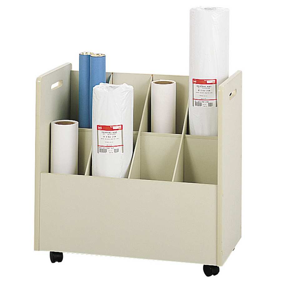 3045 : safco Mobile Roll Files/8 Tubes
