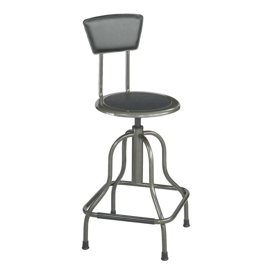 Safco Diesel Stool High Base With Back 6664